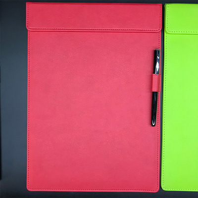 皮革会议文件板夹 - 政府企业会议用品定制