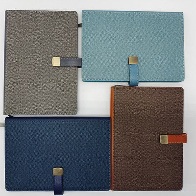 磁扣油边记事本 - 商务工作会议笔记本定制