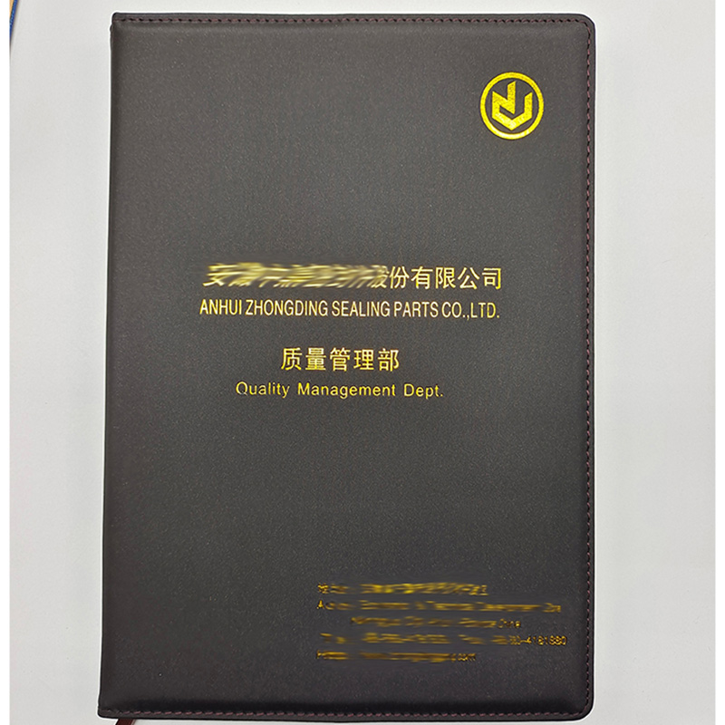 客户定做沙丁古铜皮革烫金效果展示