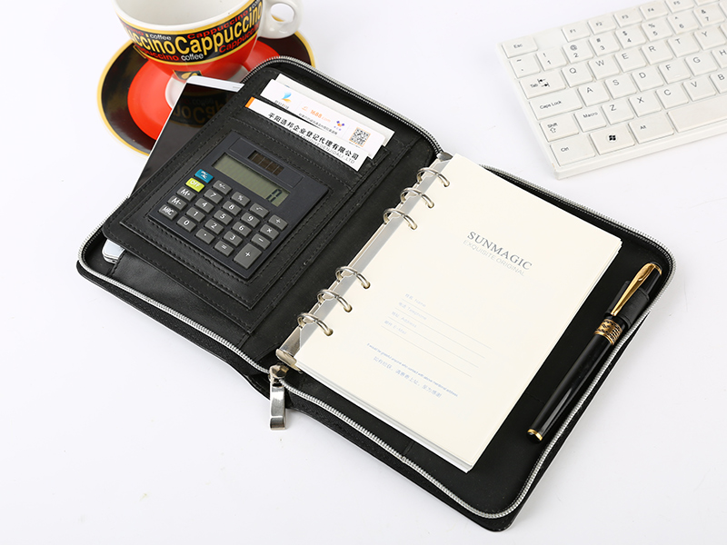 带计算器可拆卸活页纸内页替换方便 记事本内芯