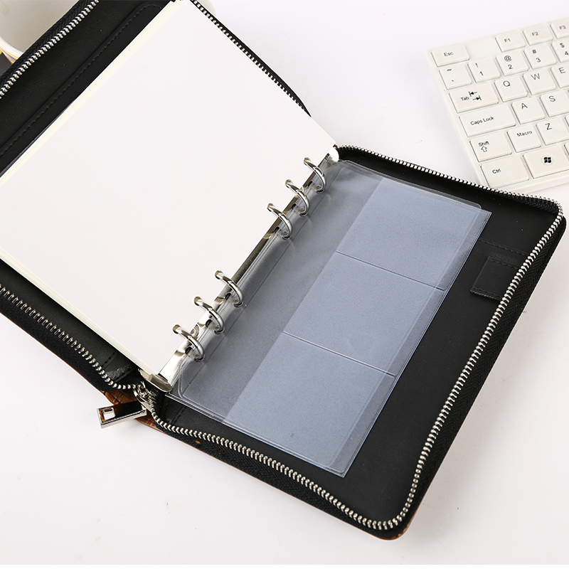 6孔A6内页尺寸活页环扣设计 可自由拆卸替换内页