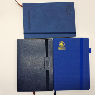 绷带日韩创意松紧带绑带记事本 - 商务定制笔记本带笔插