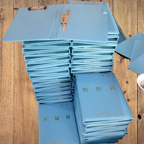 企业定制 LOGO 文件夹实拍